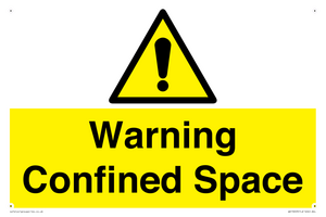 Warning Confined Space